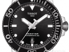 天梭运动系列潜水1000系列自动款腕表-黑盘