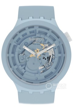 斯沃琪ORIGINALS系列植物陶瓷系列腕表（藍）