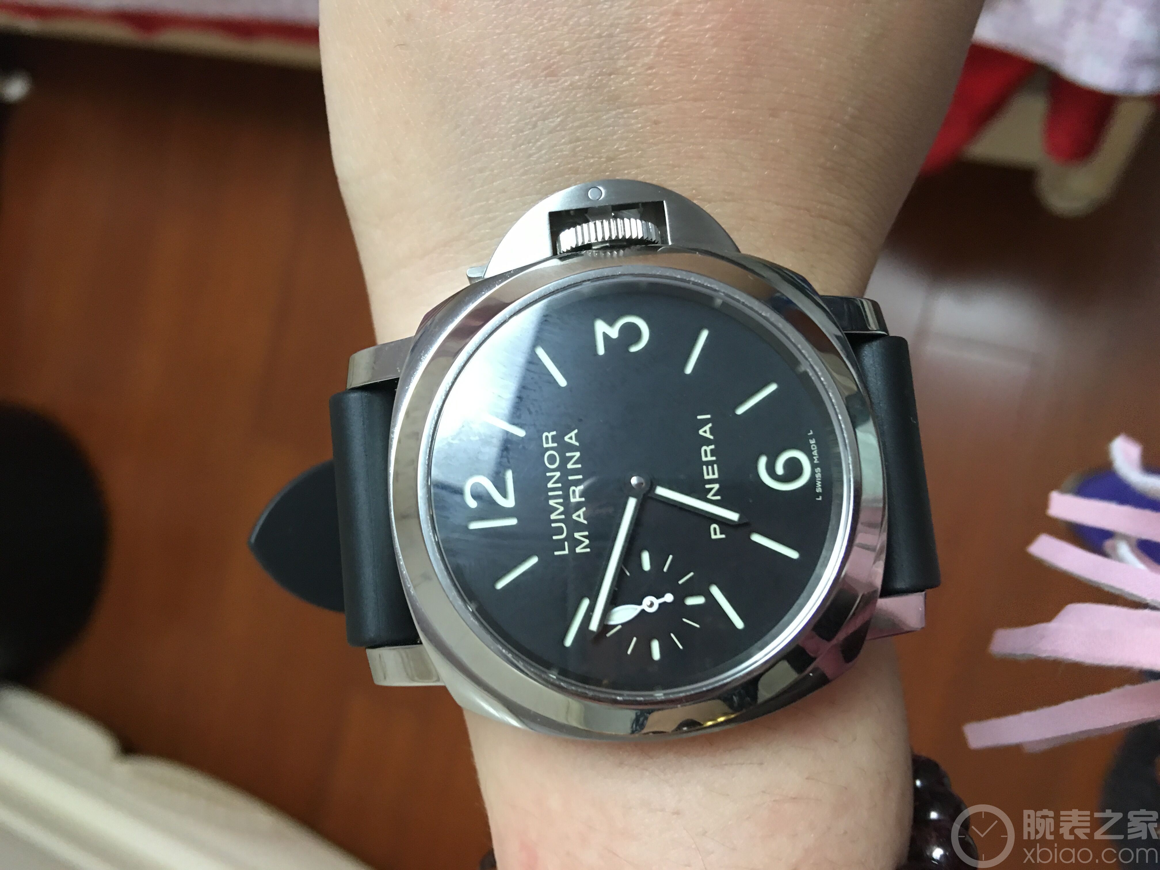 VS玫瑰金沛纳海756 搭载P.9000自动机械机芯 38mm - 高仿手表,复刻手表,精仿手表
