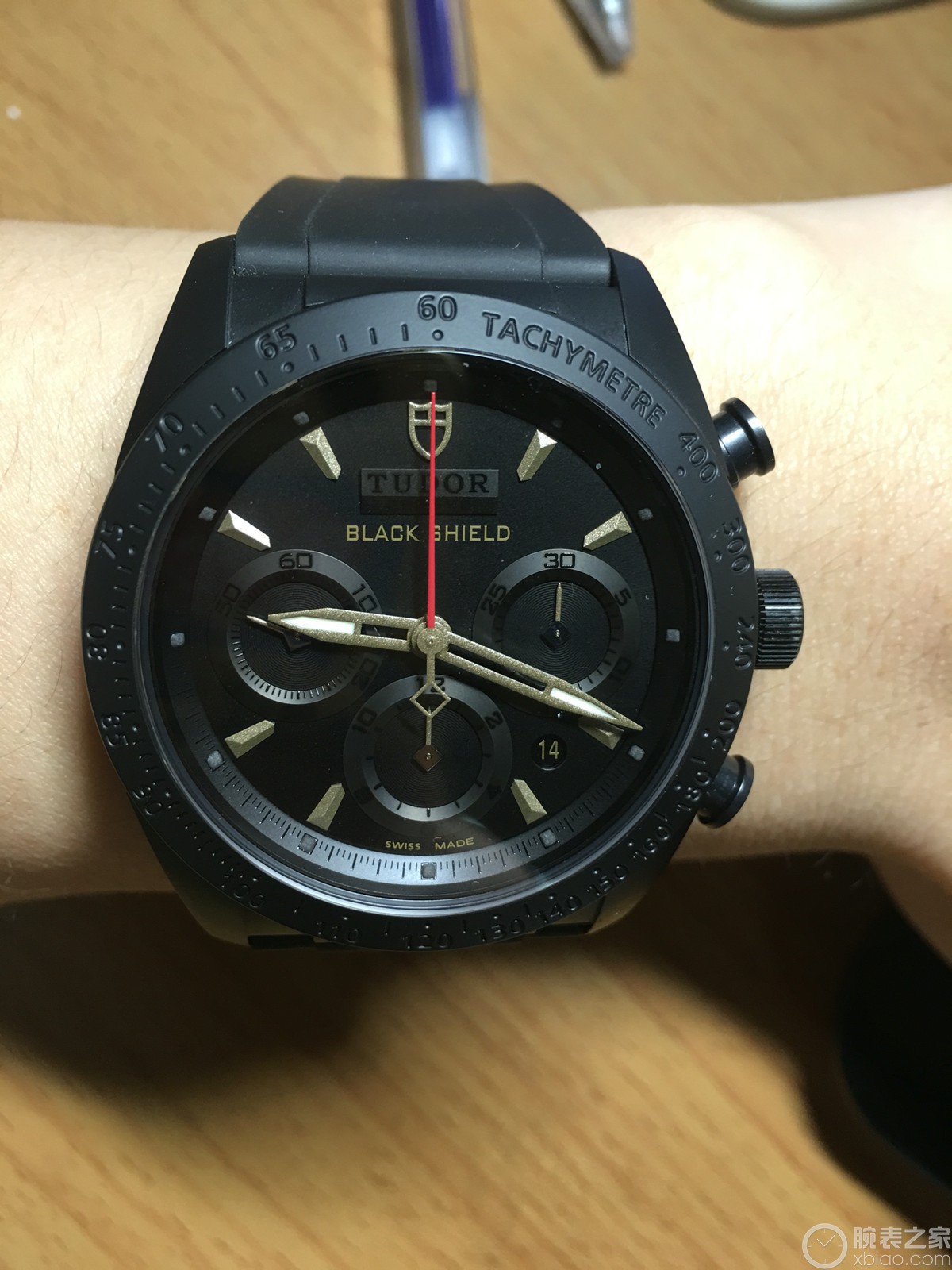 帝舵手表 fastrider black shield系列 42000cn橡胶表带 图片  查看