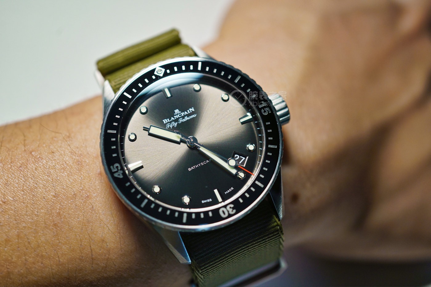 高清图|宝珀五十噚系列bathyscaphe5000-1110-k52a图片|腕表之家xbiao