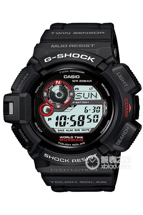 卡西欧g-shock系列gw-9300-1腕表