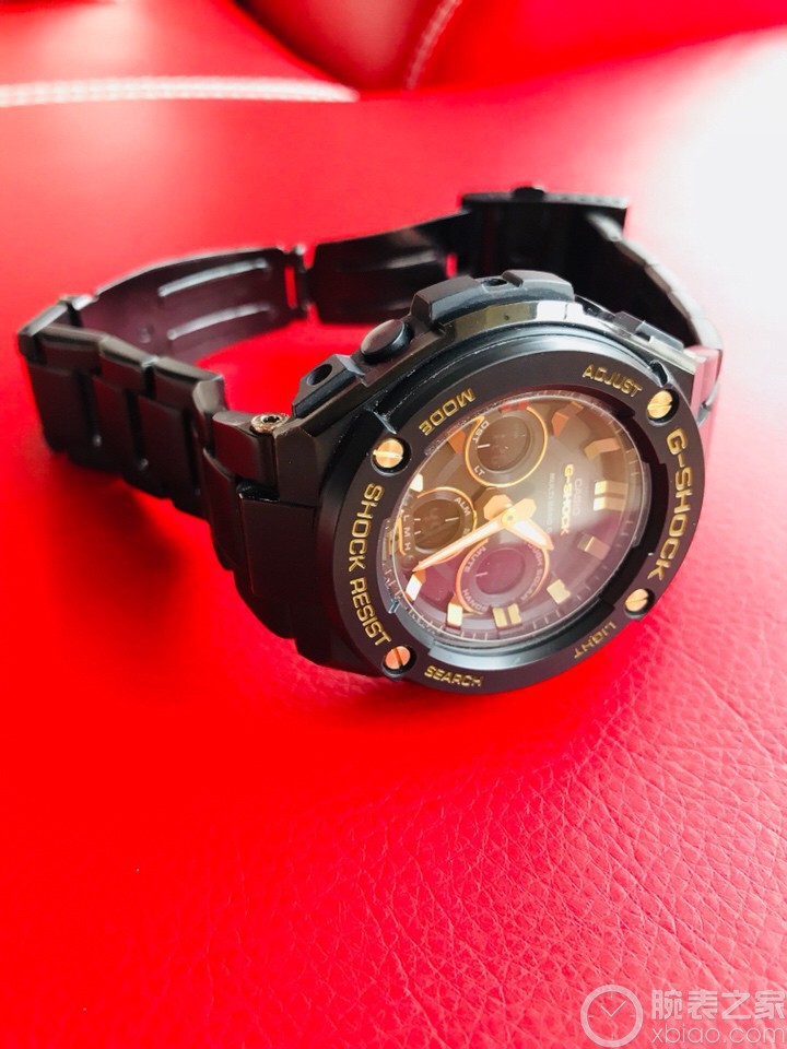 卡西欧g-shock系列gst-w300bd-1a