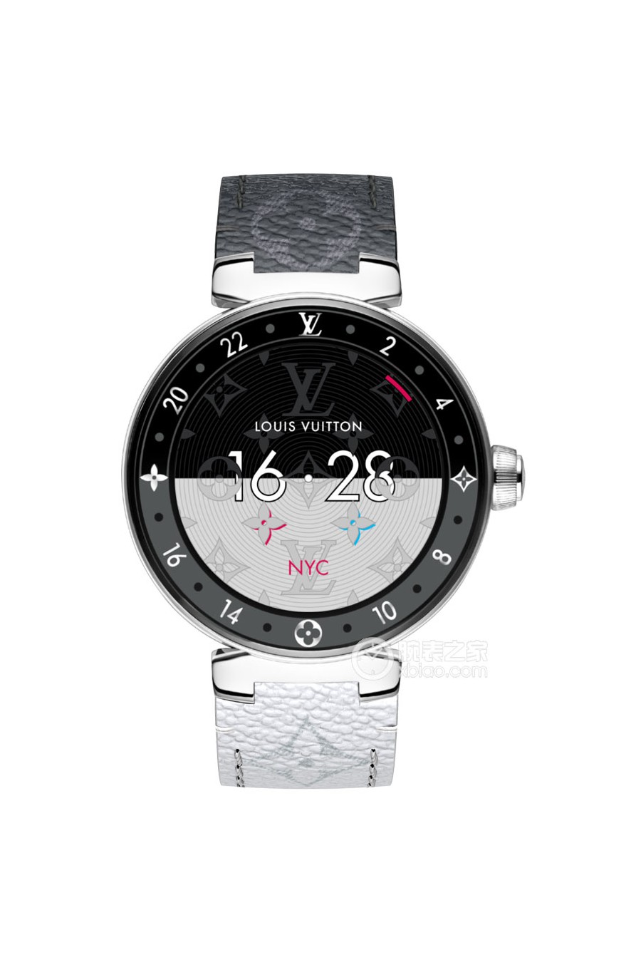 路易威登手表 智能腕表系列 tambour horizon 金属色智能腕表 图片