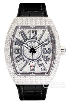 法穆蘭 Vanguard Lady 白金鉆石腕錶