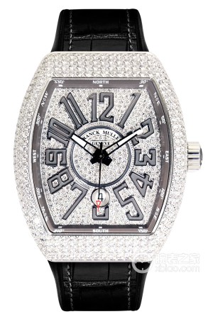 法穆兰VANGUARD Vanguard Lady 白金钻石腕錶