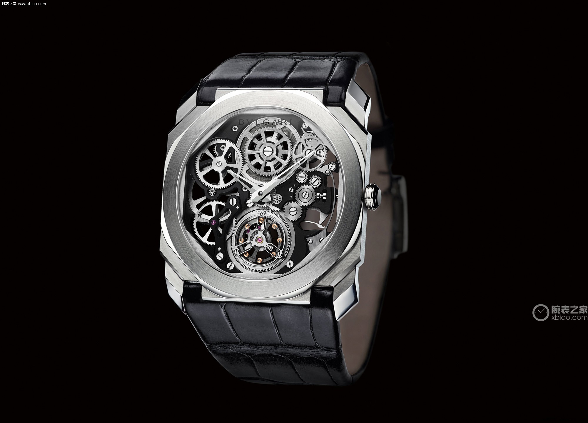 宝格丽手表 octo系列 octo tourbillon系列 102719 bgo40pltbxtsk