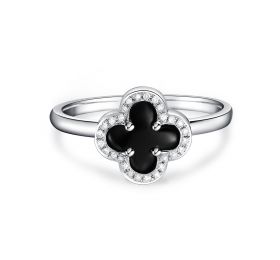 潮宏基时尚系列情迷威尼斯系列钻石玛瑙戒指戒指