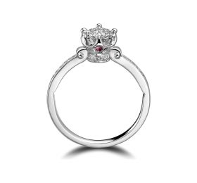 潮宏基婚慶系列皇室印象系列鉆石戒指戒指