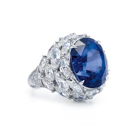 蒂芙尼BLUE BOOK高级珠宝钻石戒指