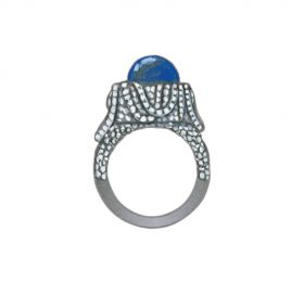 蒂芙尼BLUE BOOK高级珠宝2017 BLUE BOOK蓝宝石及钻石戒指
