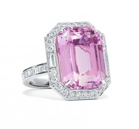 蒂芙尼華彩紫鋰輝石與鉆石戒指戒指