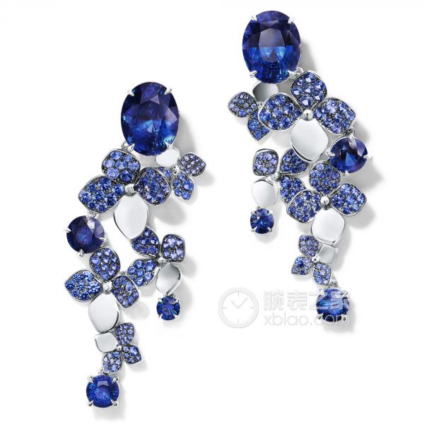 蒂芙尼BLUE BOOK高级珠宝2018 BLUE BOOK绣球花造型耳环