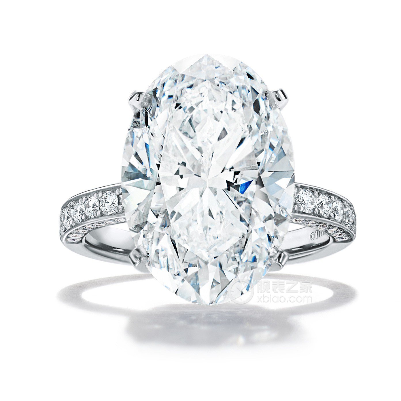 高清图|蒂芙尼订婚戒指Tiffany® Setting钻戒戒指图片1|腕表之家-珠宝