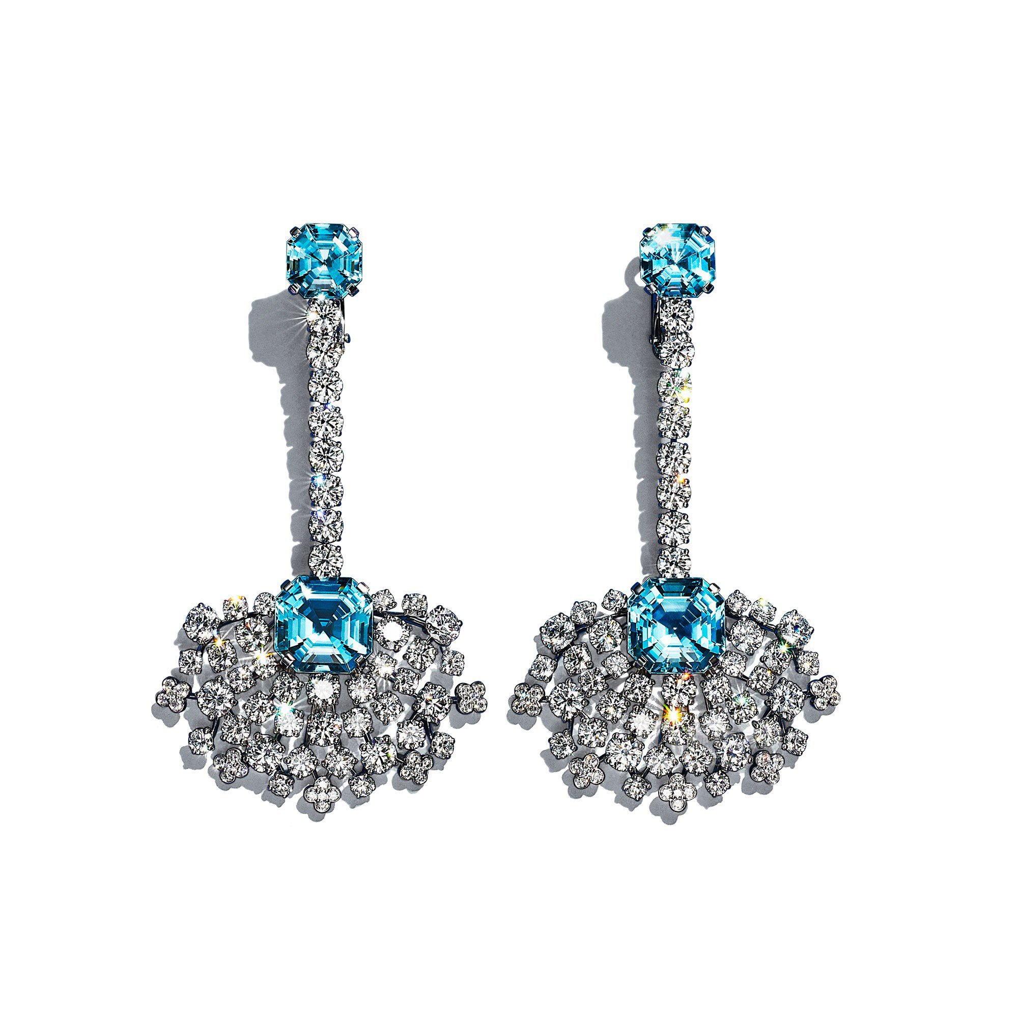 欧美时尚流行满钻宝石玻璃水滴耳环耳钉海洋之心同款气质耳坠批发-阿里巴巴