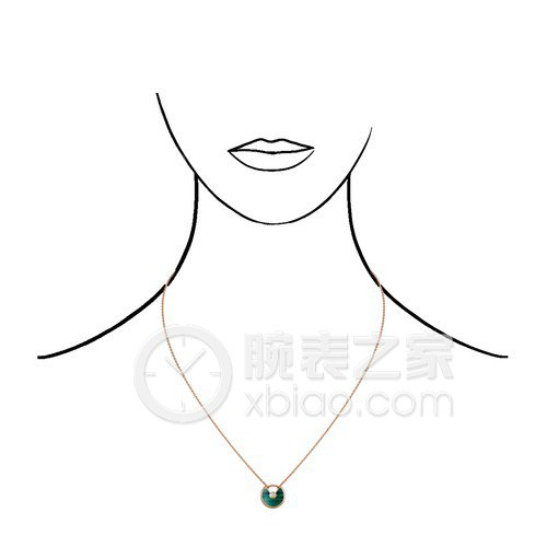 卡地亚amulette de cartier系列b7224550项链(3 / 9)