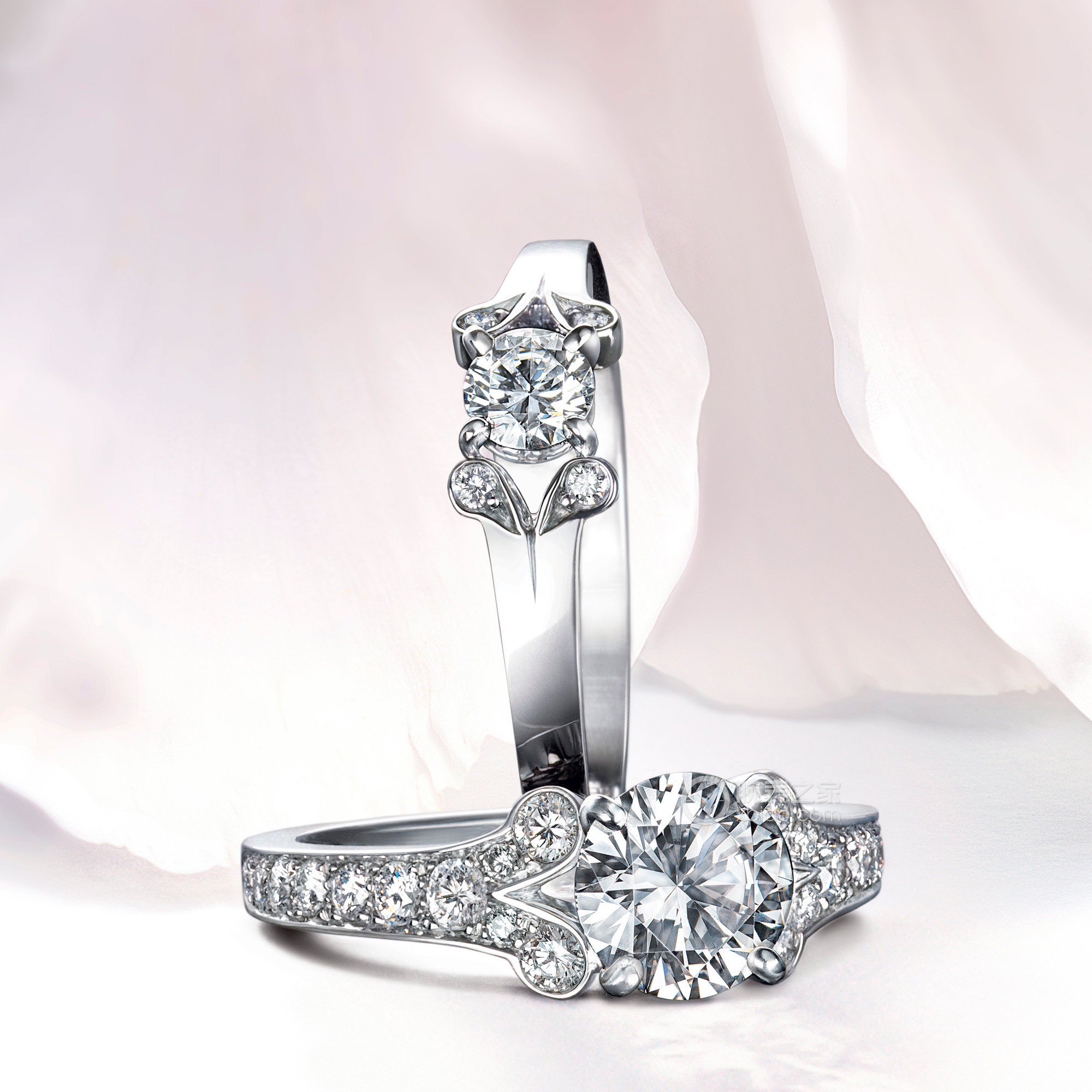 高清图|卡地亚LOVE系列18K白金钻石戒指戒指图片1|腕表之家-珠宝