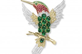 海瑞温斯顿MARVELOUS CREATIONS 高级珠宝Hummingbird胸针