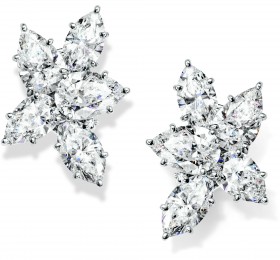 海瑞溫斯頓WINSTON CLUSTER珠寶系列錦簇Winston Cluster系列鉆石耳環耳飾