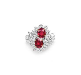海瑞溫斯頓INCREDIBLES高級珠寶系列高級紅寶石戒指戒指