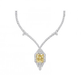 海瑞溫斯頓INCREDIBLES高級珠寶系列黃鉆項鏈項鏈