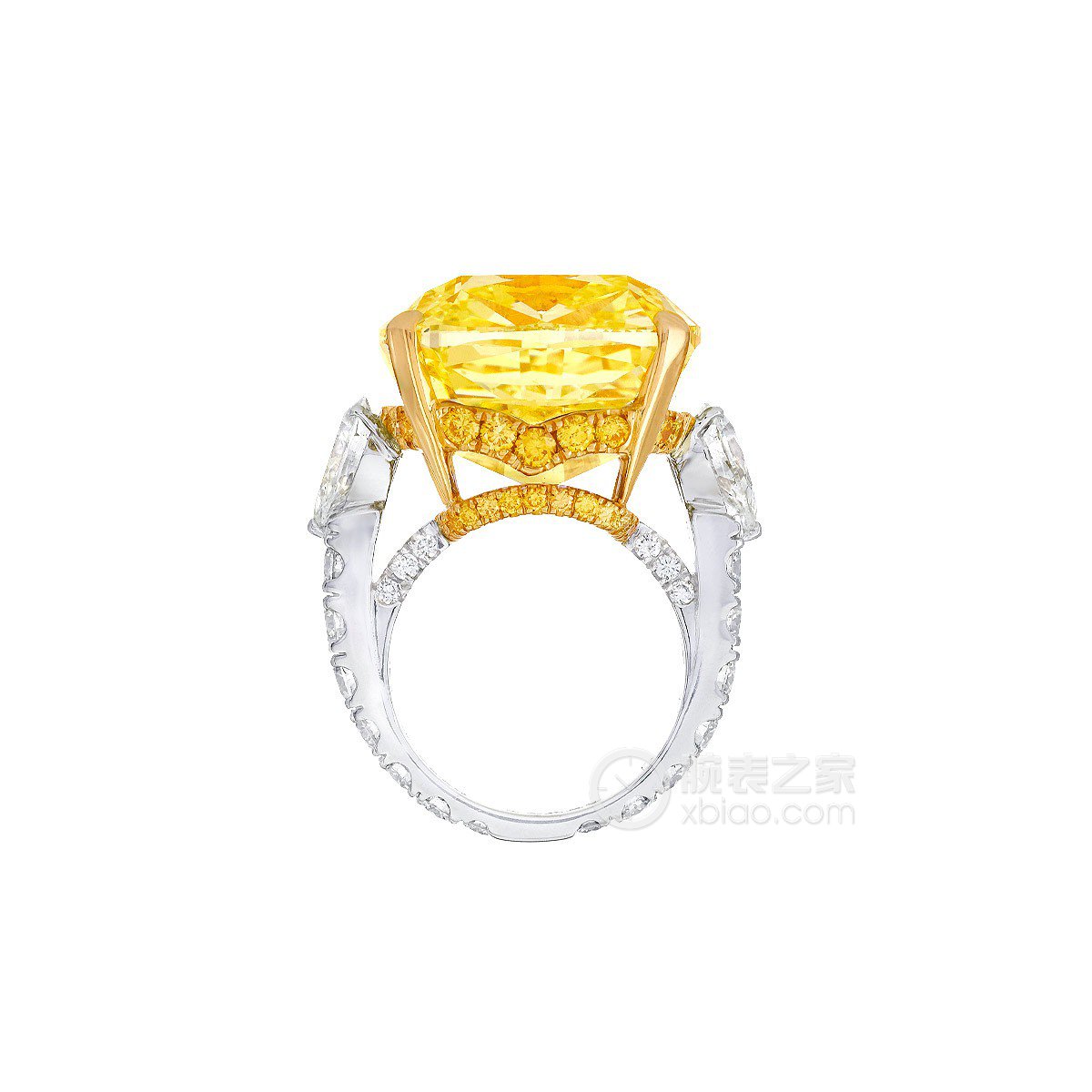 时尚个性黄钻食指指环 雷迪恩冰花切镶钻戒指女款 小众高级感首饰-阿里巴巴