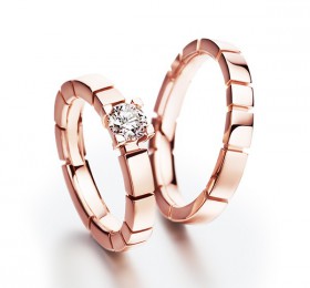 塔思琦BRIDAL COLLECTION结婚戒指RK-4511-18KSG戒指
