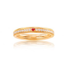 華洛芙周年紀念指環“我心”戒指
