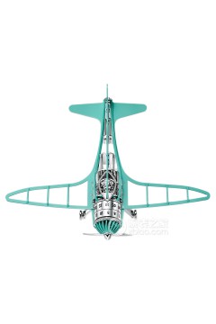 蒂芙尼TIME OBJECTS Tiffany Airways系列钻石款时钟