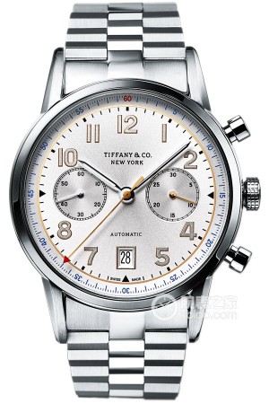 蒂芙尼TIFFANY CT60系列42毫米大三針計時白盤