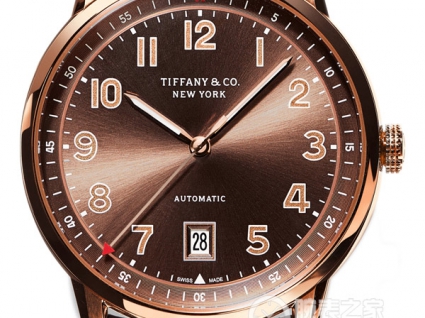 蒂芙尼TIFFANY CT60系列棕色盘日历款