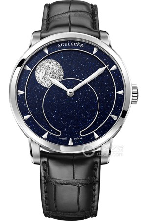 愛勒天文學家系列6406A1-藍砂石銀月