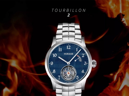 欧瑞玺TOURBILLON 2系列Tourbillon 2（蓝盘不锈钢带）