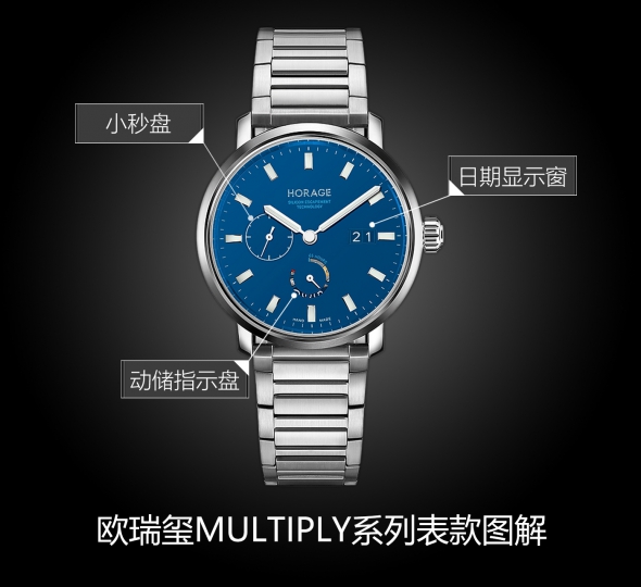 欧瑞玺MULTIPLY系列MUILTIPLY全功能（蓝盘钢带图解