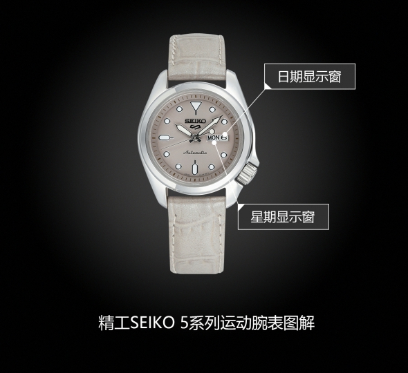 精工SEIKO 5系列SRE005K1图解