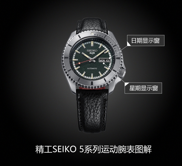 精工SEIKO 5系列SRPJ91K1图解