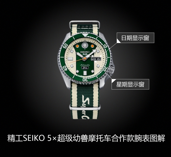 精工SEIKO 5系列SRPJ49K1图解