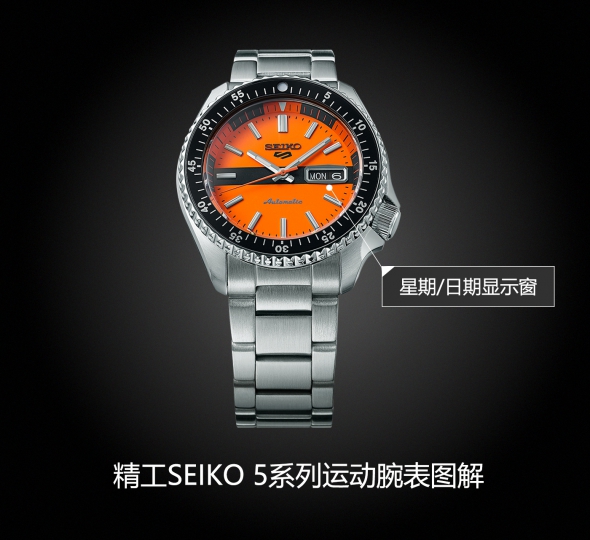 精工SEIKO 5系列SRPK11K1图解