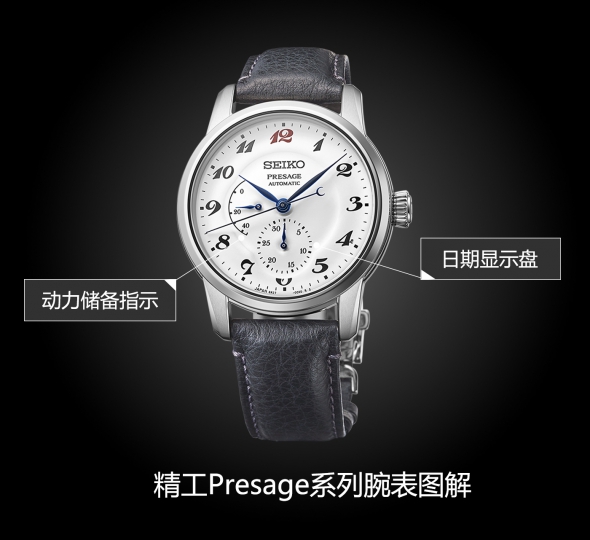 精工PRESAGE系列SPB401J1图解