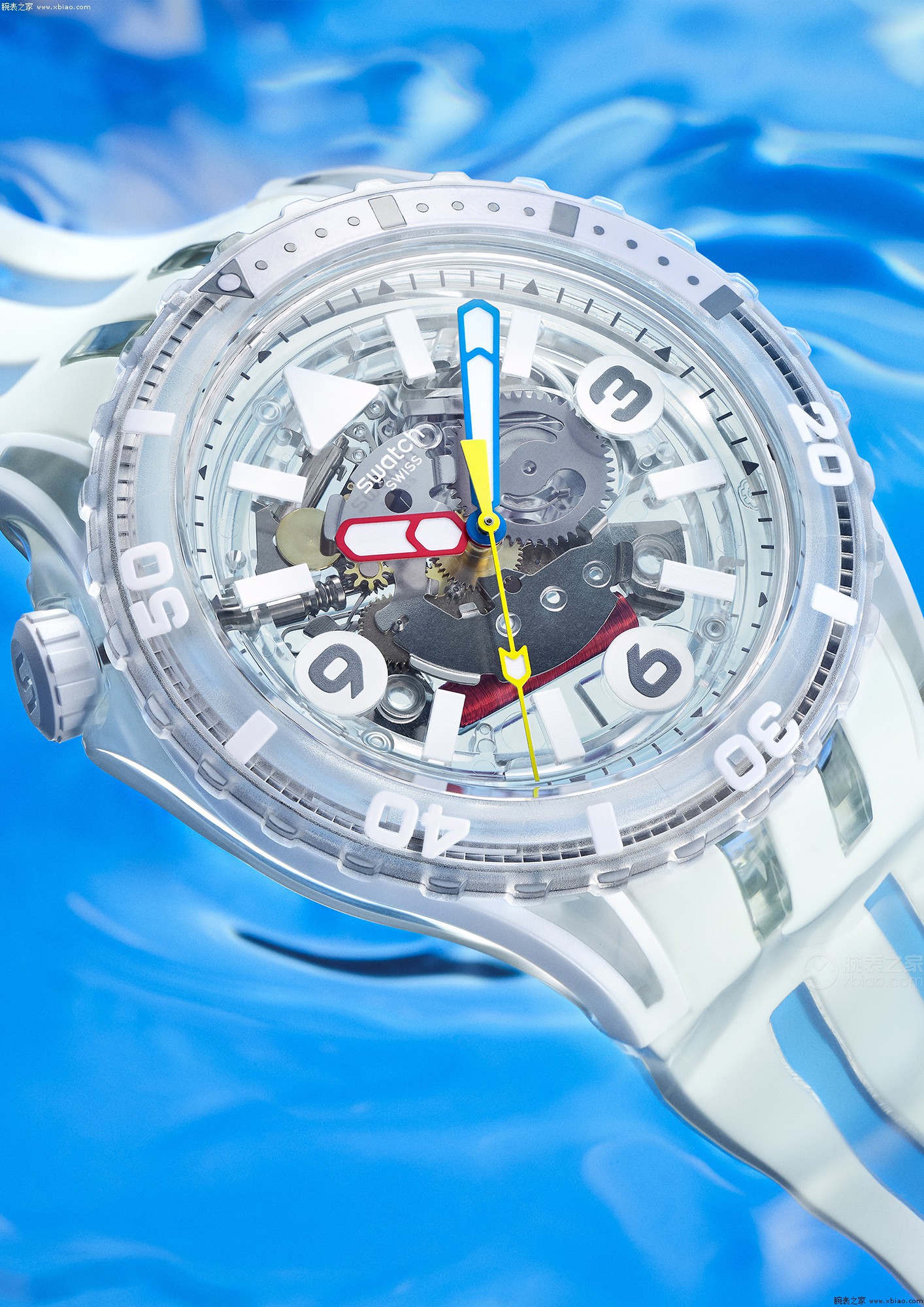 斯沃琪SWATCH SCUBAQUA系列SSCU09K100