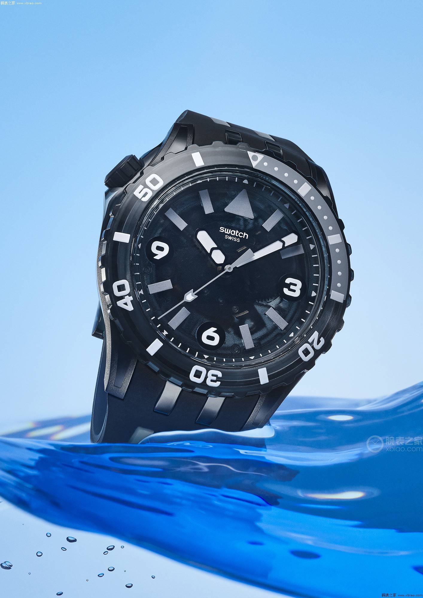 斯沃琪SWATCH SCUBAQUA系列SSCU09B100