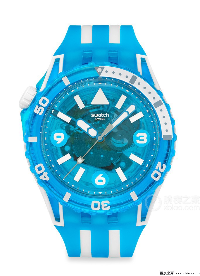 斯沃琪SWATCH SCUBAQUA系列SSCU09S100