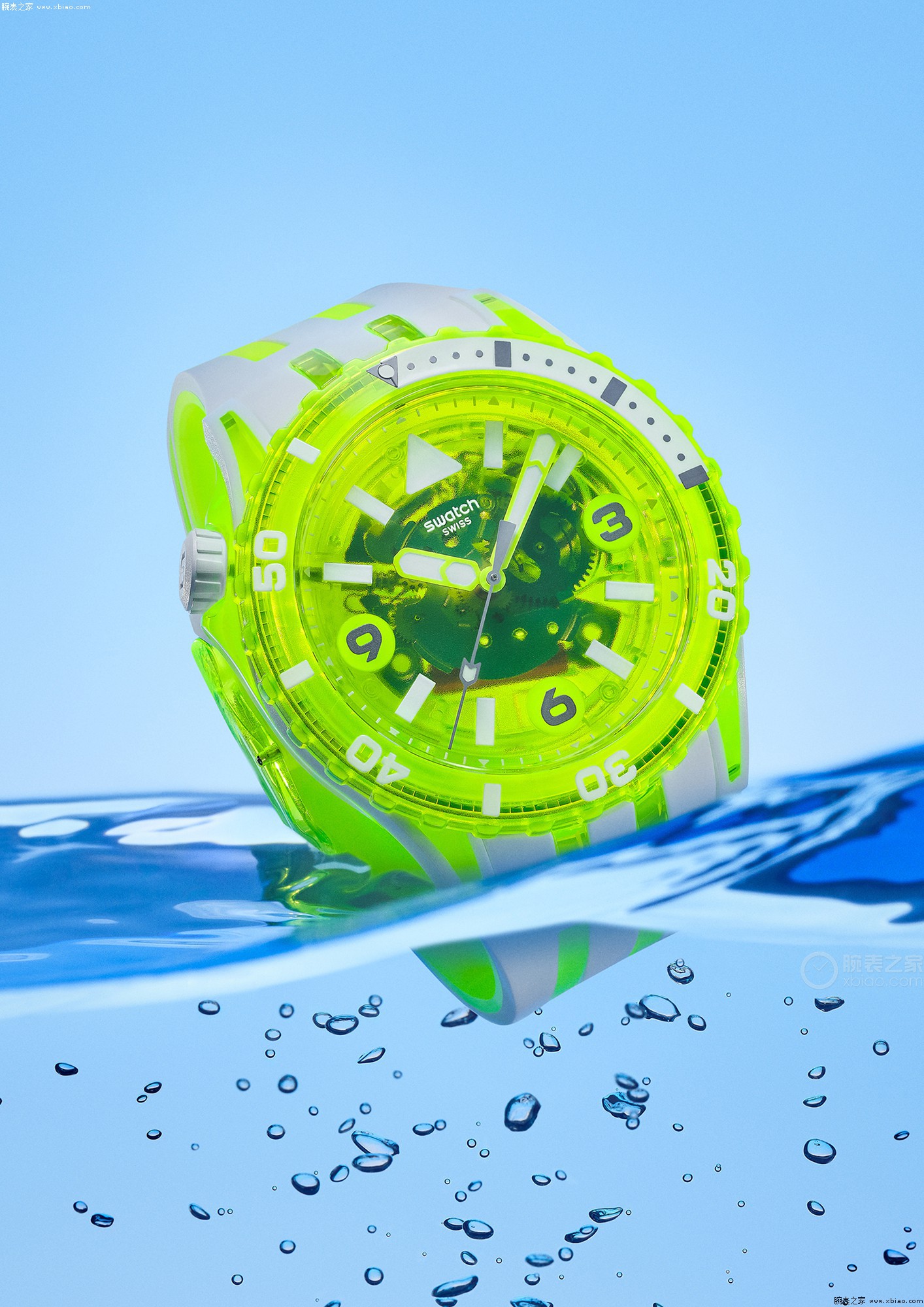 斯沃琪SWATCH SCUBAQUA系列SSCU09J100