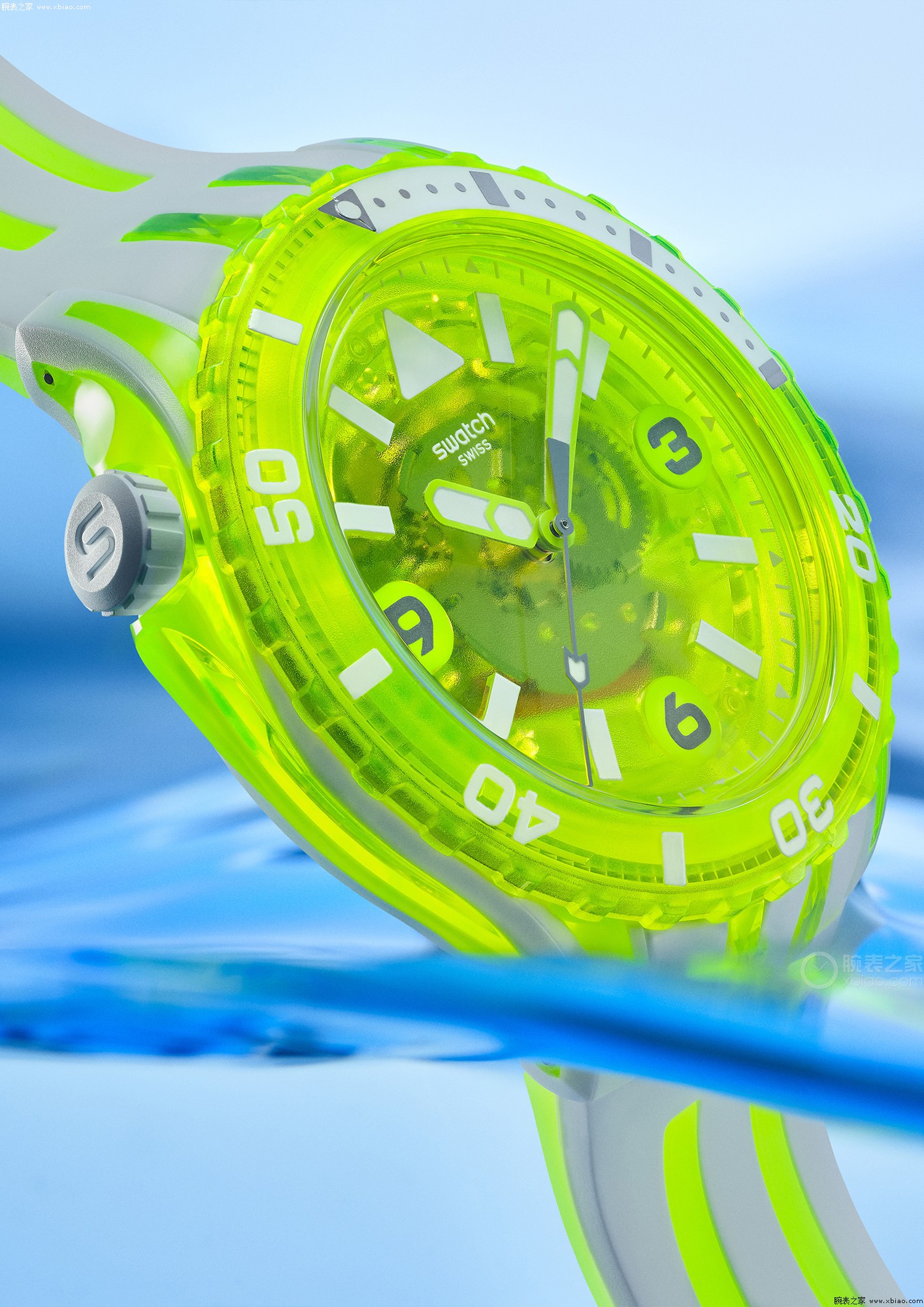 斯沃琪SWATCH SCUBAQUA系列SSCU09J100