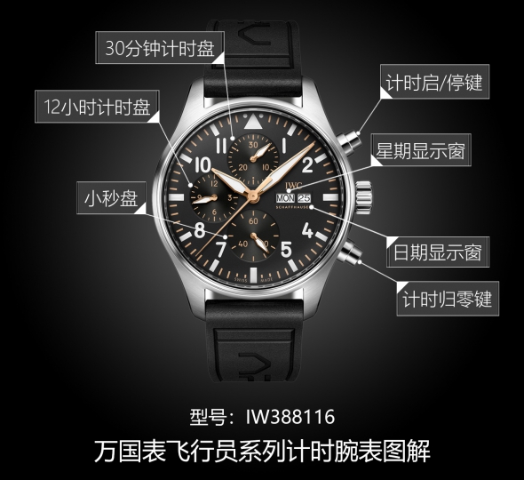 IWC万国表飞行员系列IW388116图解