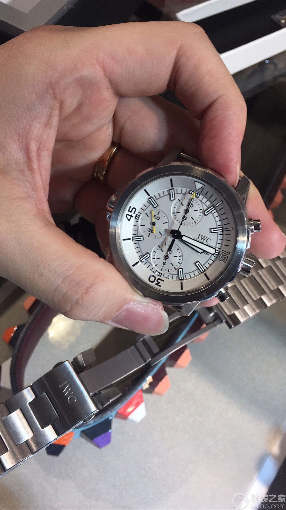 iwc万国表手表 海洋时计系列 chronograph计时腕表 系列 iw376801
