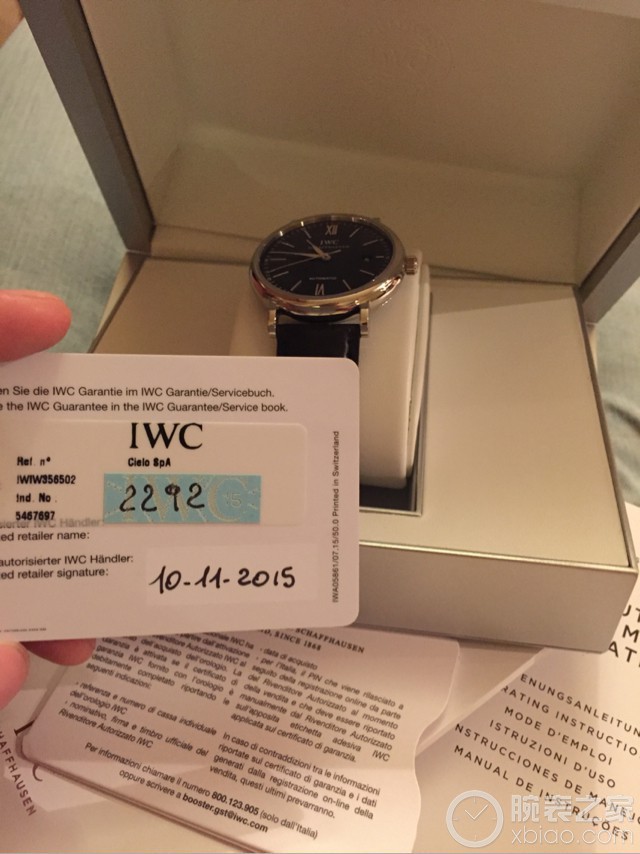 IWC万国表柏涛菲诺系列IW356502