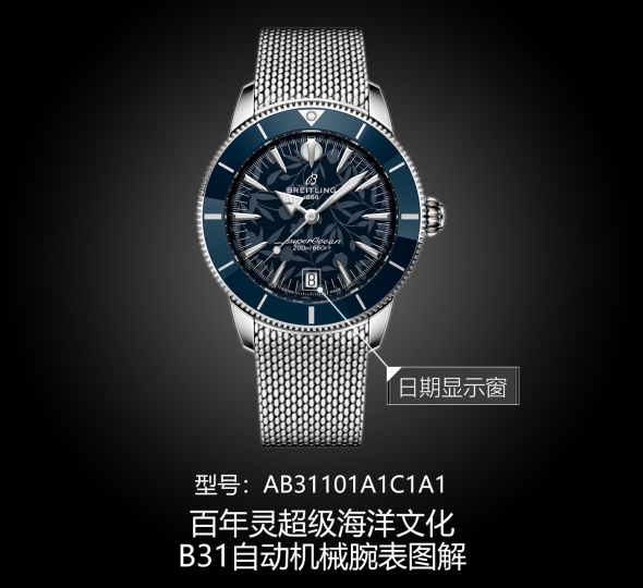 百年灵超级海洋文化系列AB31101A1C1A1图解