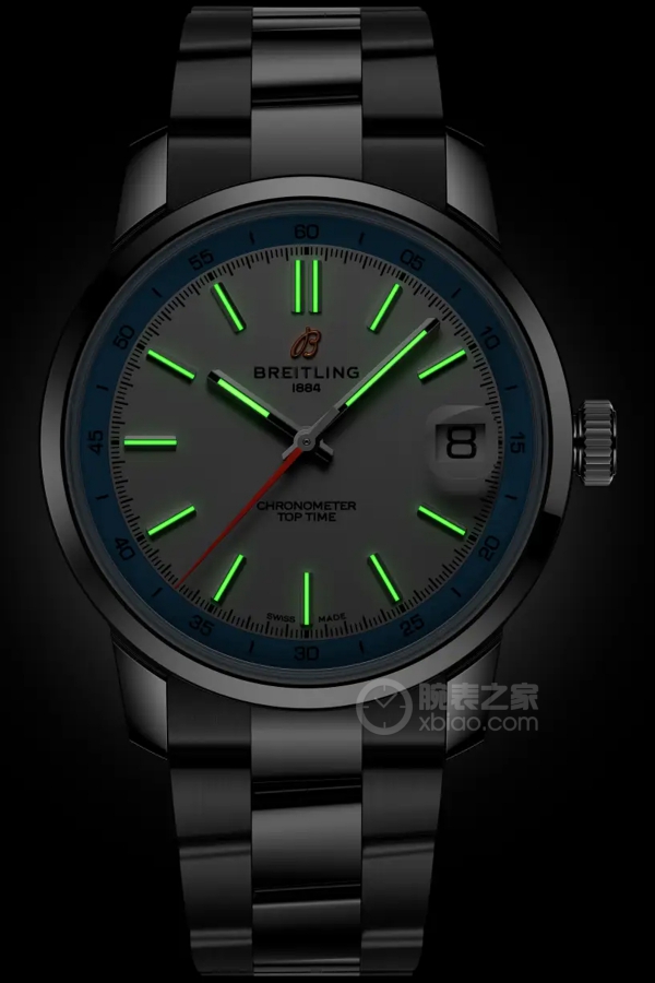 百年灵TOP TIME系列AB3113281A1A1夜光图