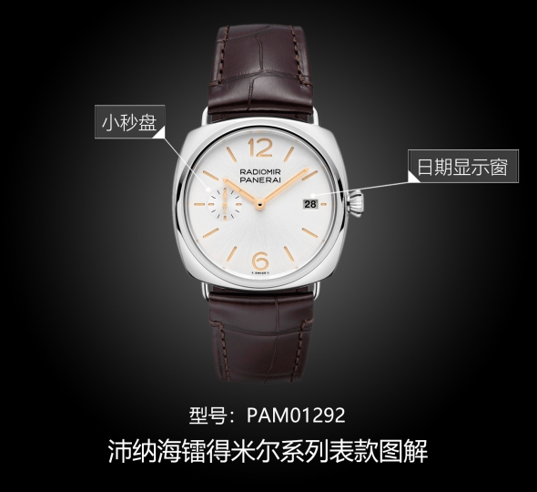 沛纳海镭得米尔系列PAM01292图解